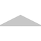 Ekena Millwork Peaked Cap 4 Spoke Architectural Grade PVC Pediment, 34"W x 9-1/2"H x 2"P (Pitch 6/12) PEDPS034X095PKC04 - alternate 5
